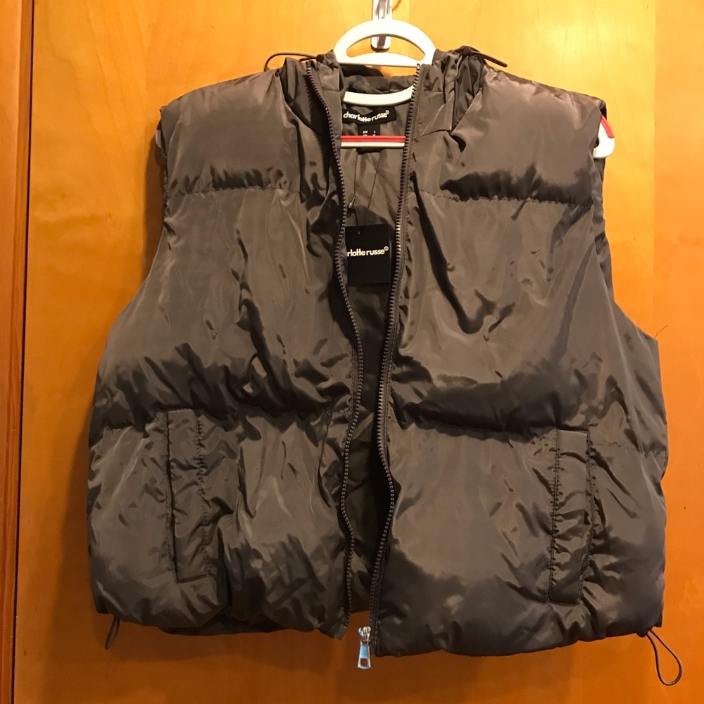 Gray Puffer Vest